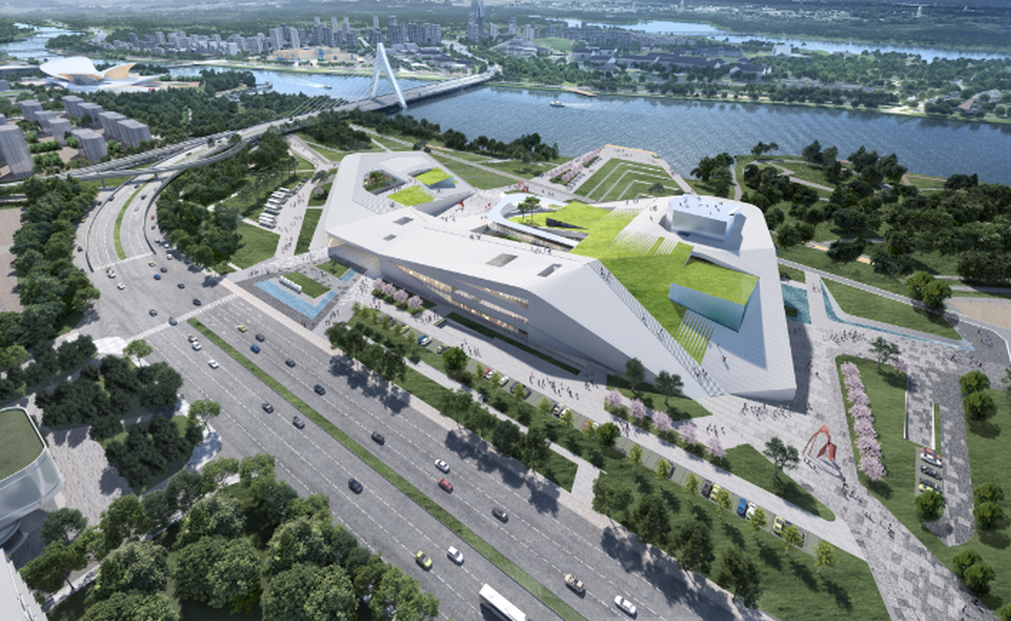 石家庄美术馆来了, 石家庄美术馆是太平河城市片区三大文化场馆之一