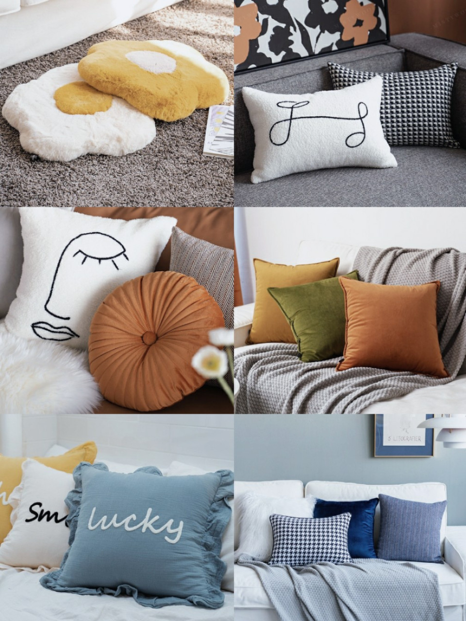 私藏36款高颜值创意抱枕,拥抱柔软 温暖柔软的事物能减少我们的疲惫