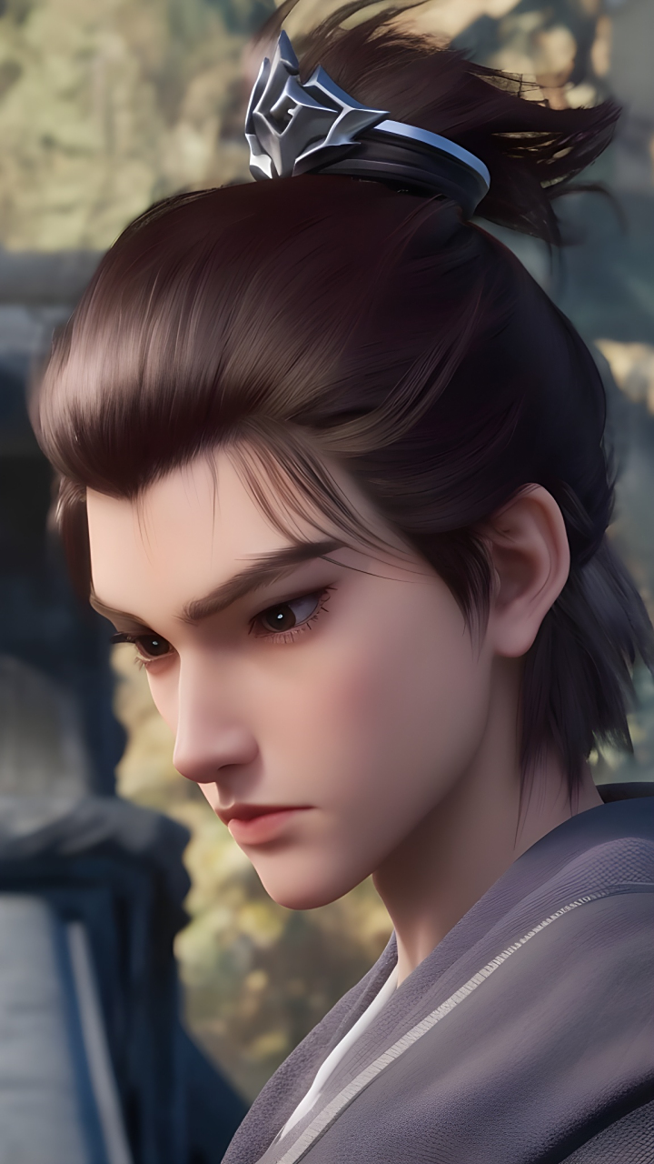 国漫男神|《沧元图》男主孟川ai精修高清手机壁纸:东宁府"镜湖道院"大