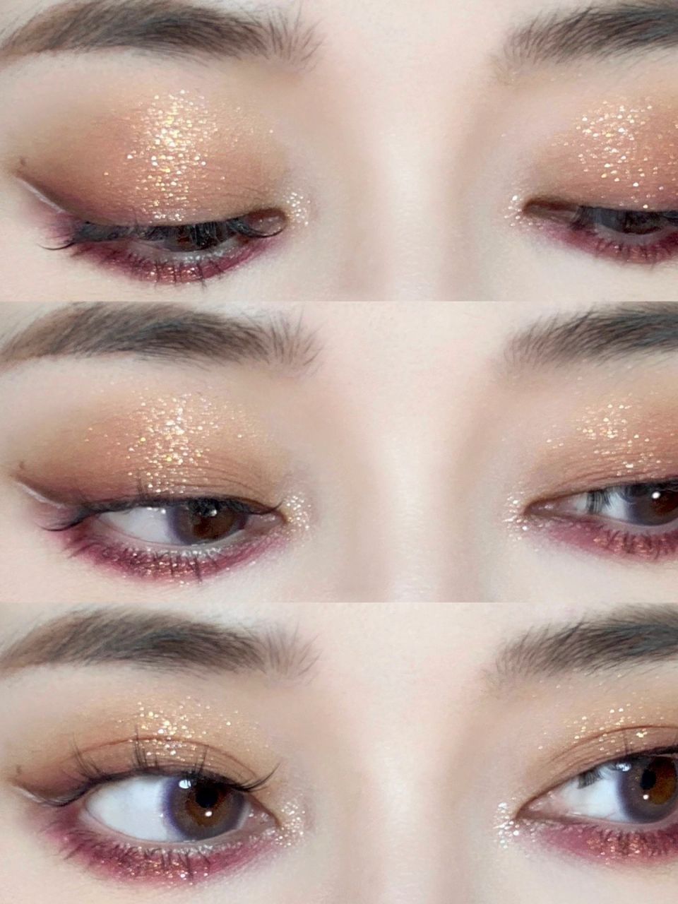 新年开运妆碎钻红丝绒眼妆 适合过年画的妆 红丝绒真的很喜庆!