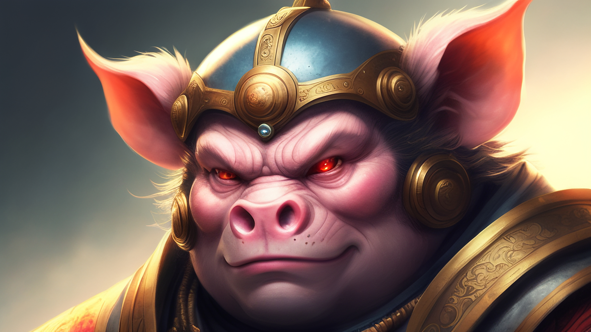 猪八戒大战孙悟空画成孙悟猪