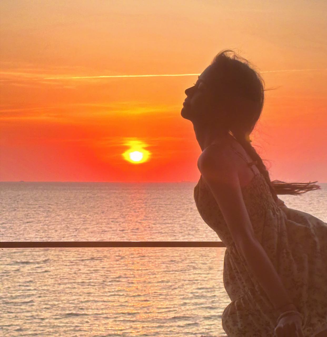 鞠婧祎度假照片[捂脸]