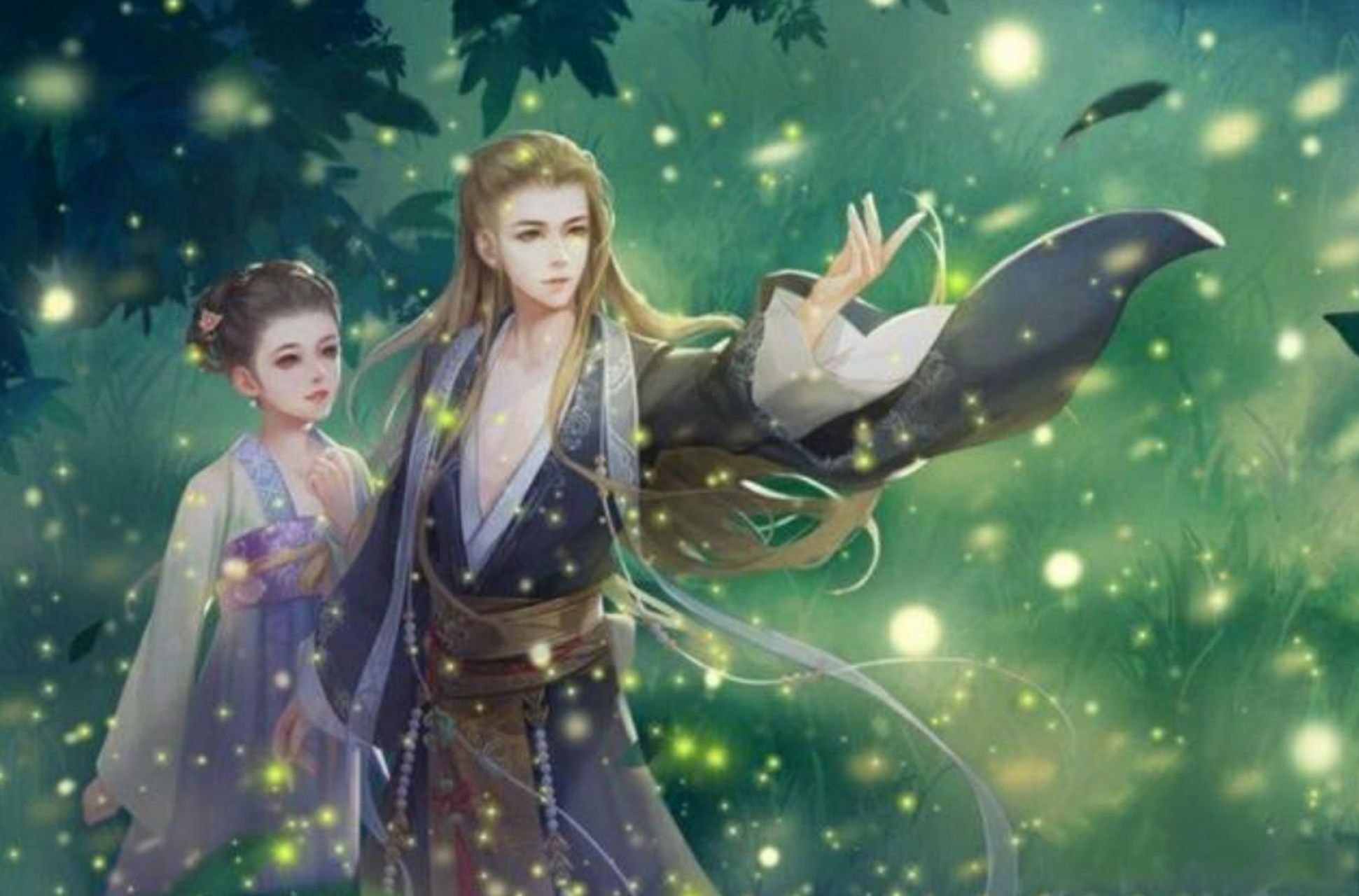 既然你叫流萤,那不如,不如我就赠你漫天流萤吧