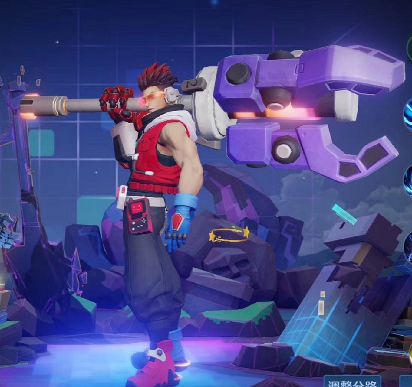 王者荣耀s28赛季战令# 狂铁80级战令皮肤,半身像 局外模型