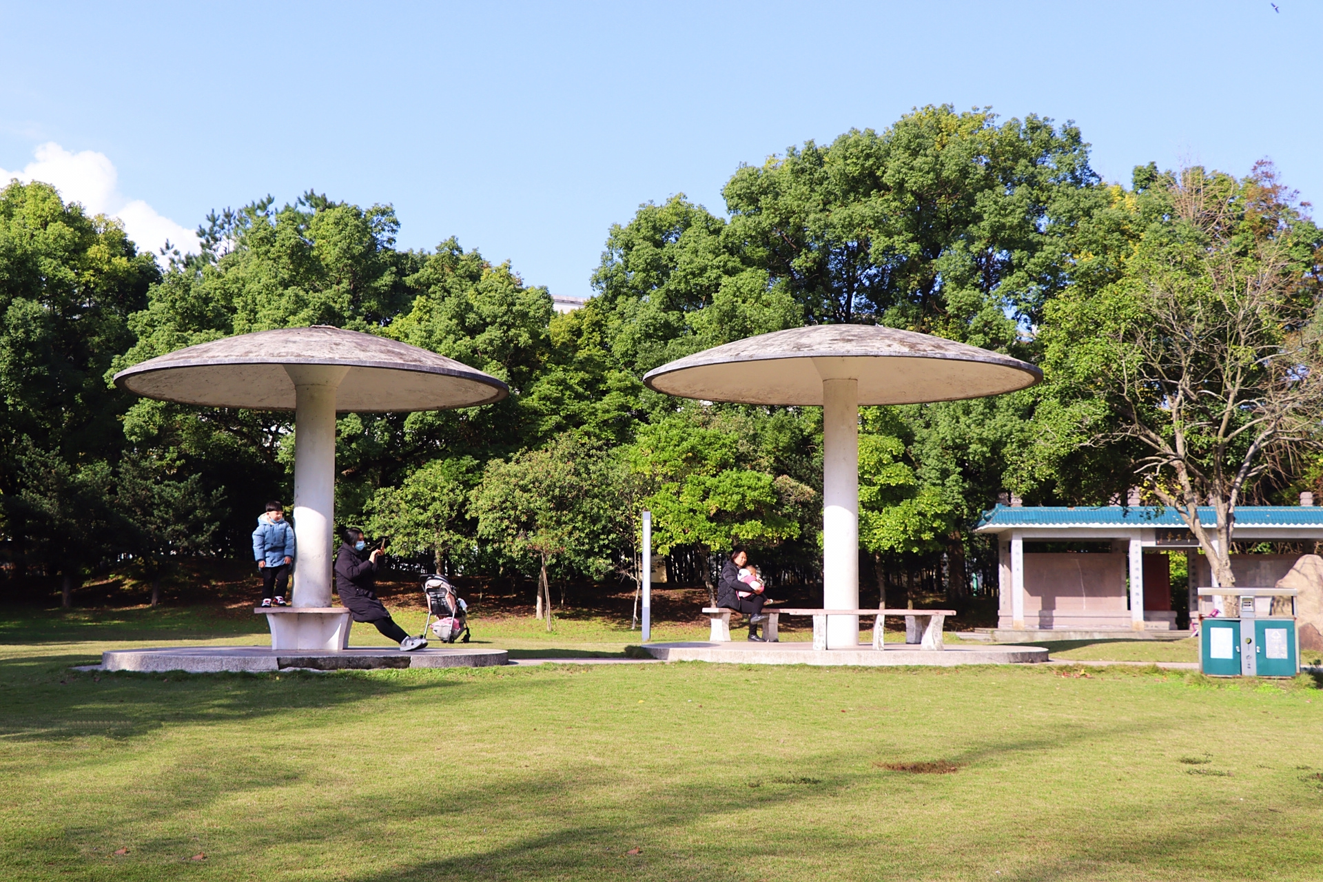 宁波北仑蛟山公园,水乡风情浓郁的赏荷地