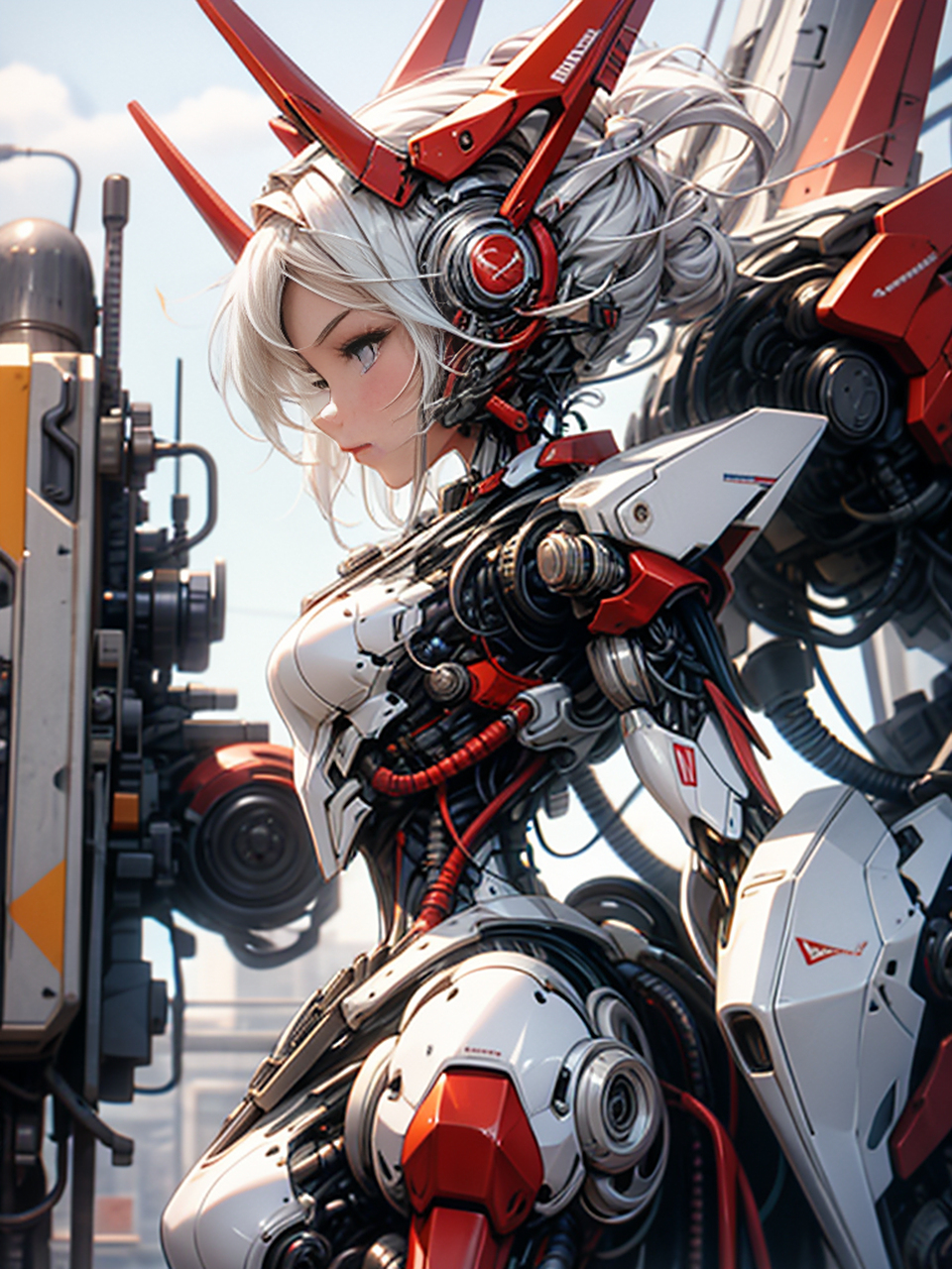 我喜欢的机甲少女#二次元机甲少女美图分享# #机甲少女