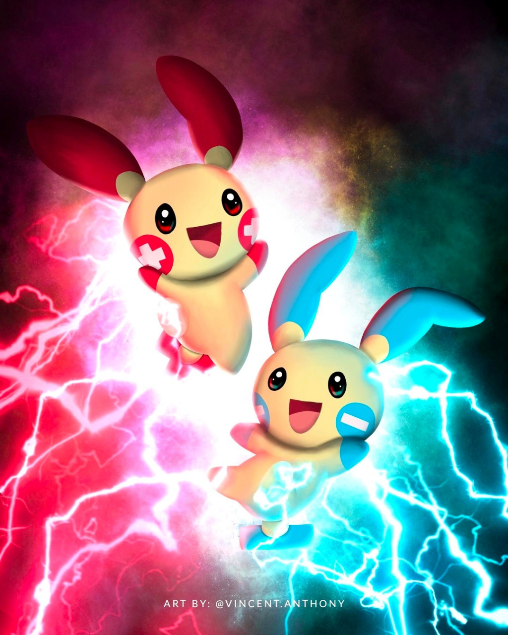 正电拍拍&负电拍拍 twi:vinc_anthonyy #精灵宝可梦