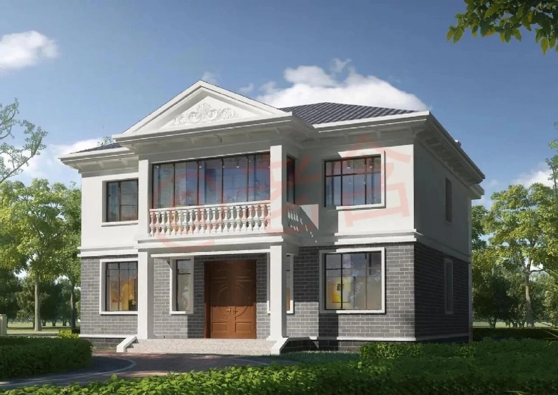 本人推荐九款适合西北地区农村的两层小洋楼