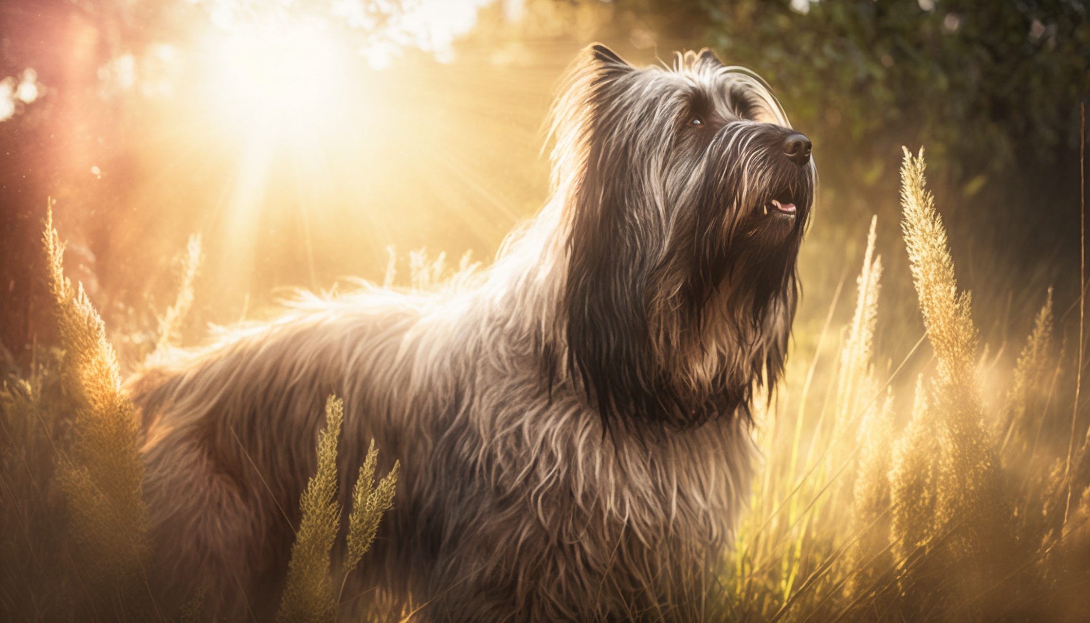 伯瑞犬是法国古老的牧羊犬,骨骼强健,肌肉发达,,当它奔跑的时候,身姿