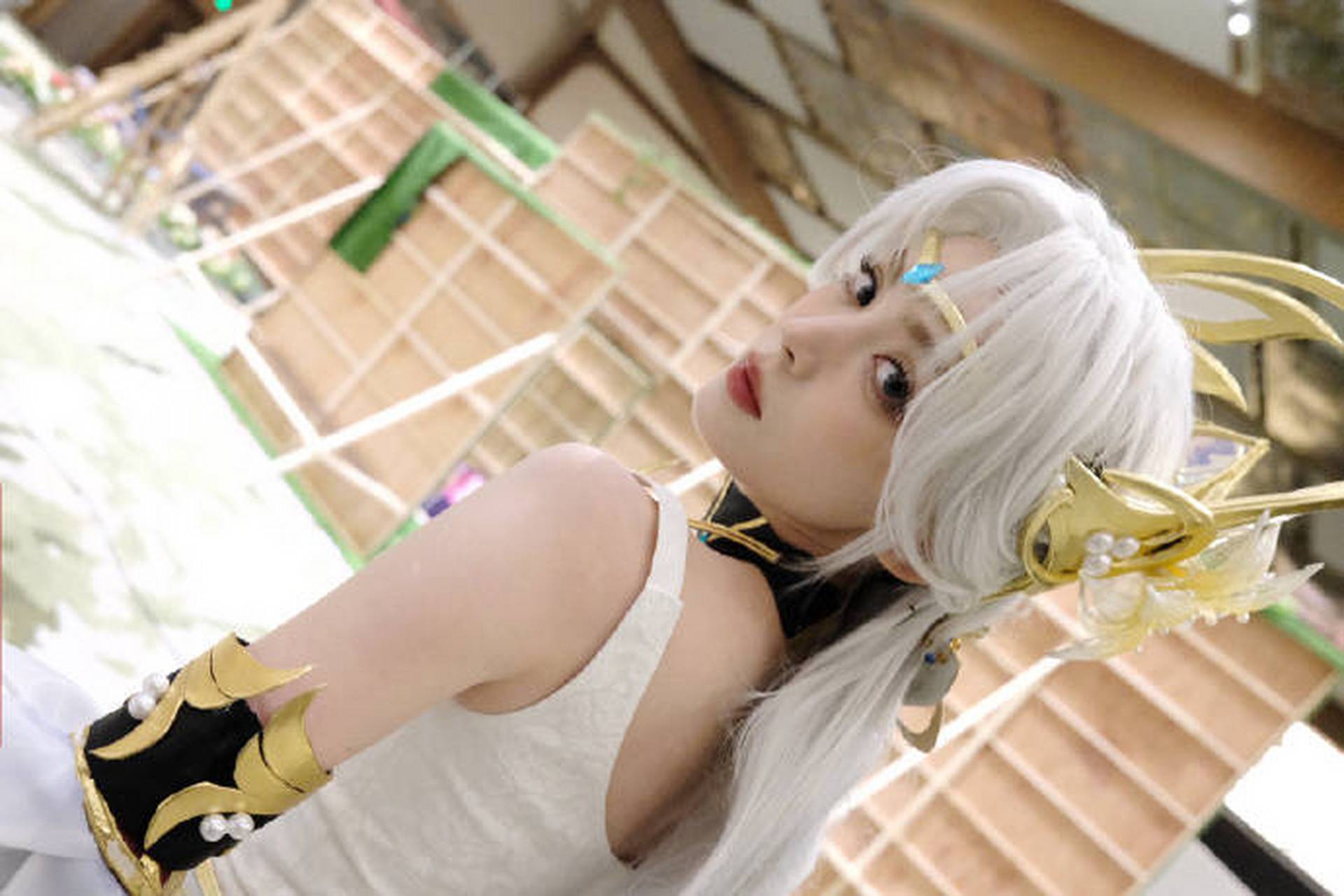 古力娜扎cos貂蝉,曼妙身姿美艳动人!