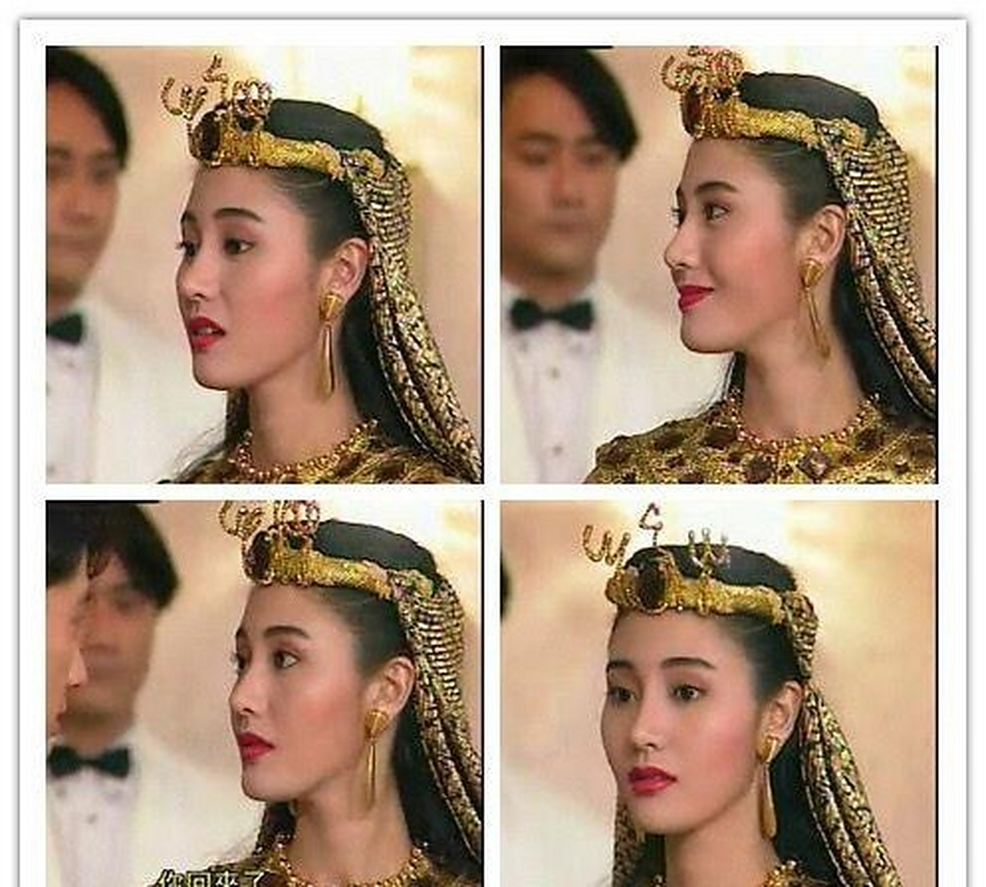 亦舒在《印度墨》里以李嘉欣为原型写女主角 " 那女孩有小小鹅蛋脸