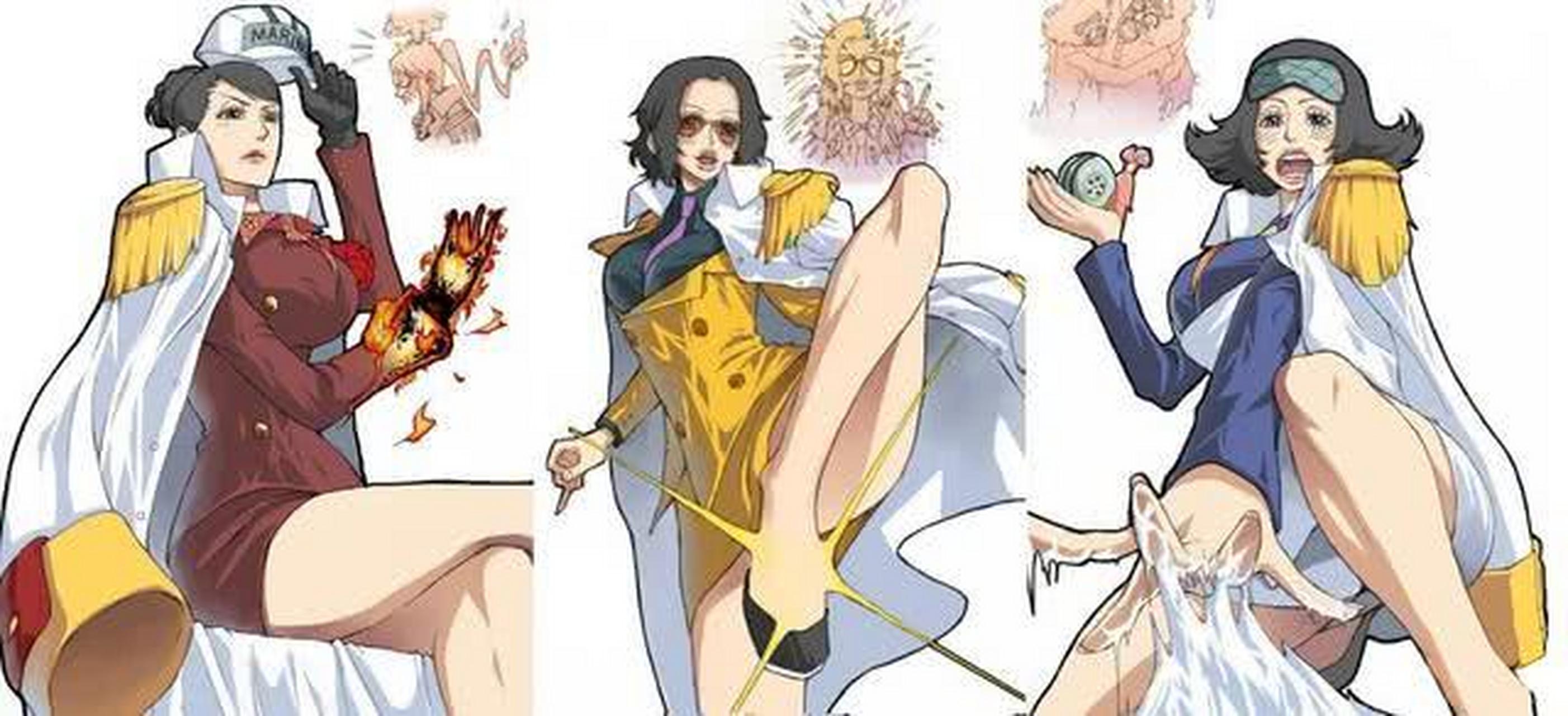 女化版本的海军三大将,这个黄猿真的是爱了爱了!#海贼王