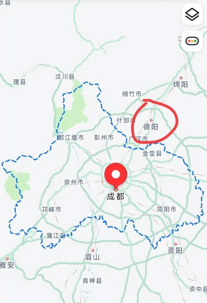 前段时间一个成都的朋友告诉我,从地理位置来讲,德阳很有可能划入成都