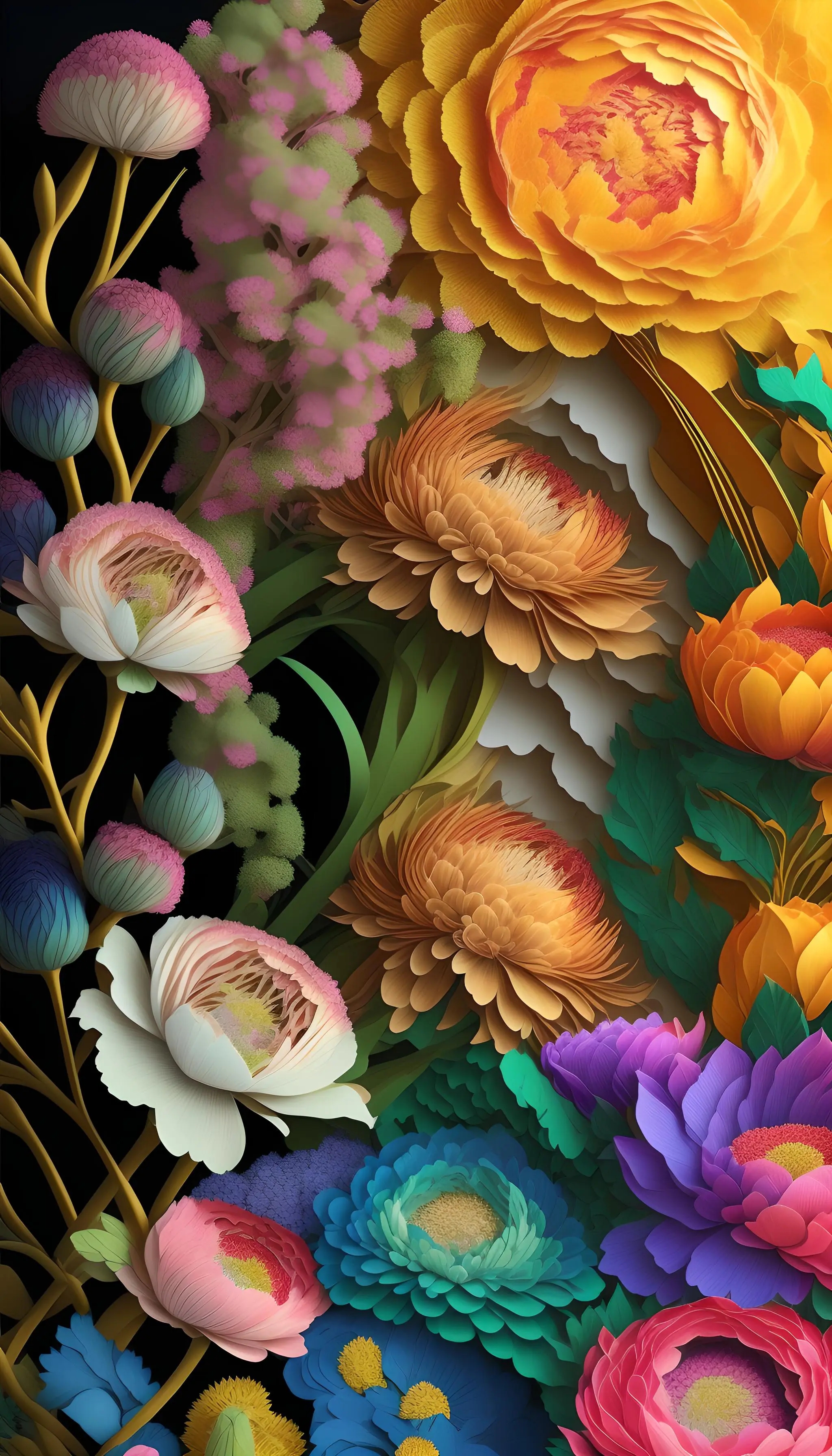 ai美图,惜花,惜人,惜青春