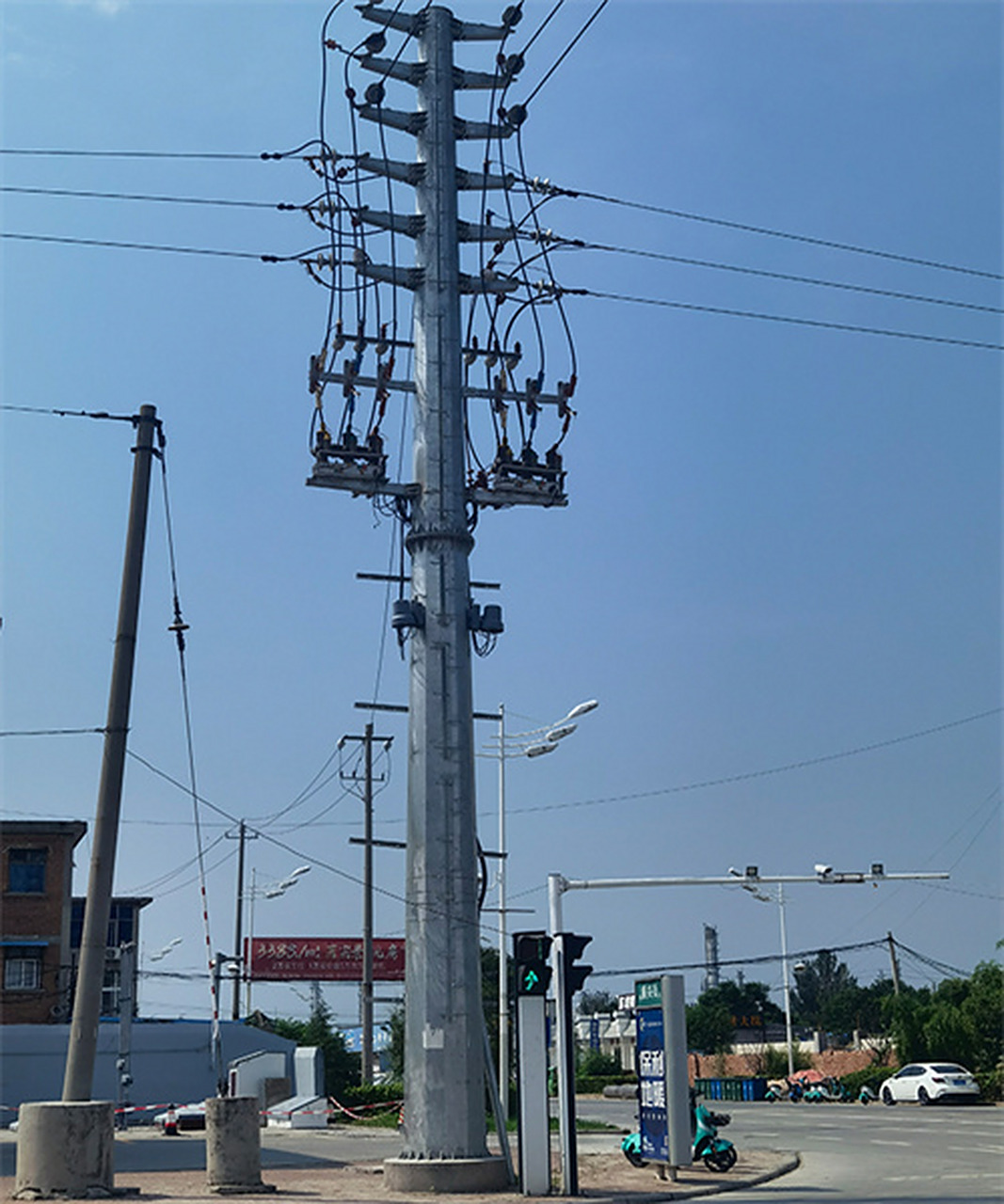 10kv钢管杆厂家 10kv钢管杆厂家,电力钢杆,钢管杆,电力钢管杆 10kv