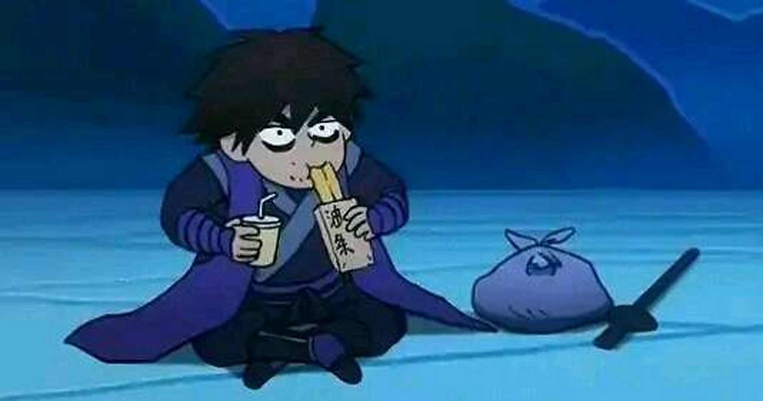 刺客伍六七# 阿七连吃个油条梅花十三你也不放过吗?