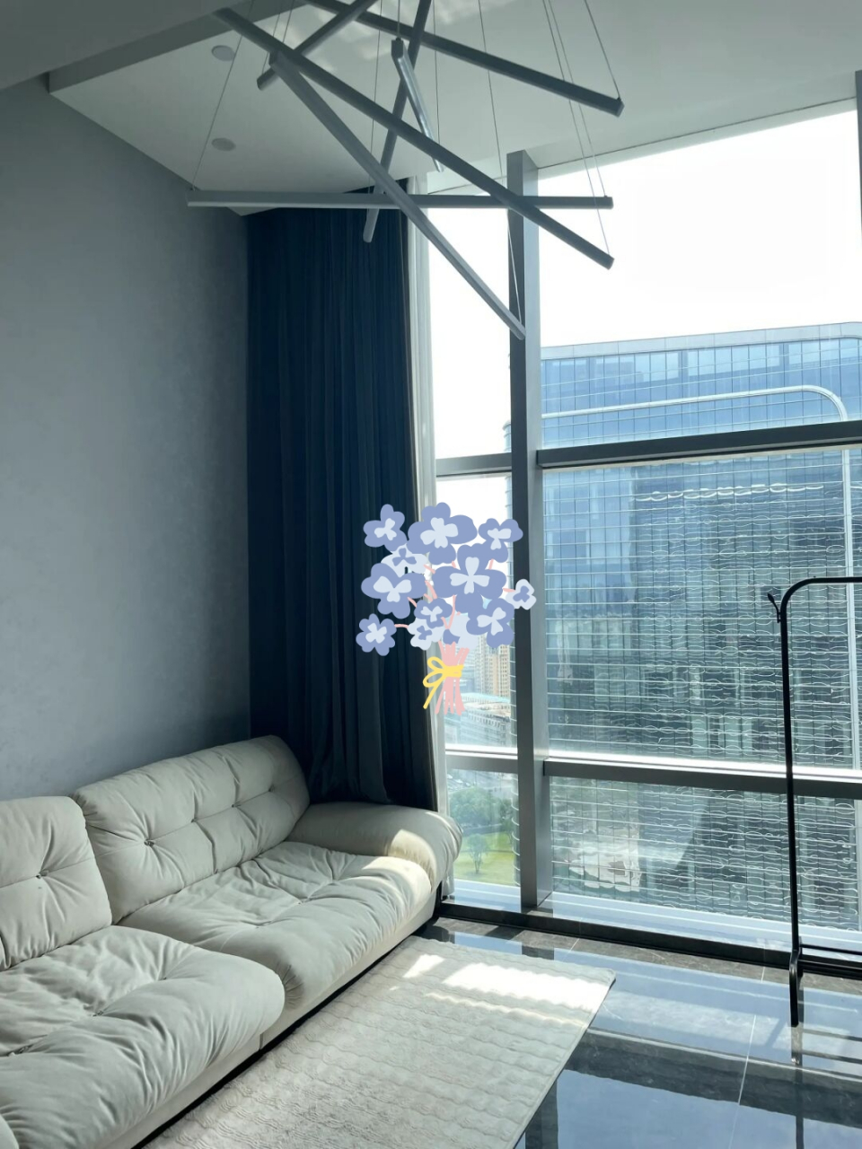 腾达中心loft公寓 现在有几张照片 原图展现一下房子 房子朝向东南