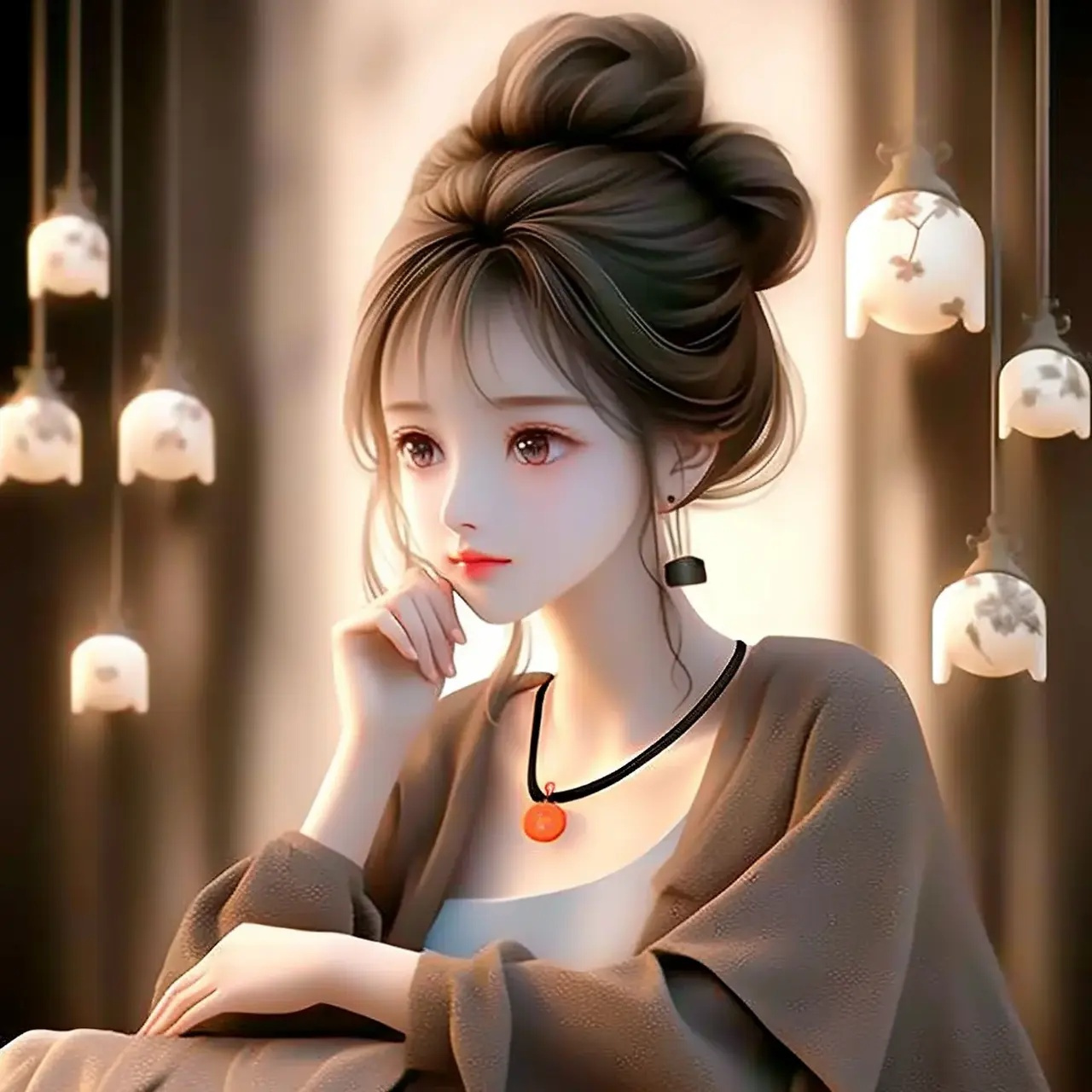 女生头像,做个文文静静的妹子,不做女汉子