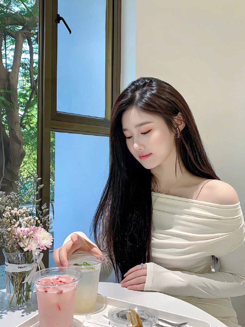 甜系女孩|||甜系女孩#美女  #高清壁纸  #高清修复  cn:林真yalan