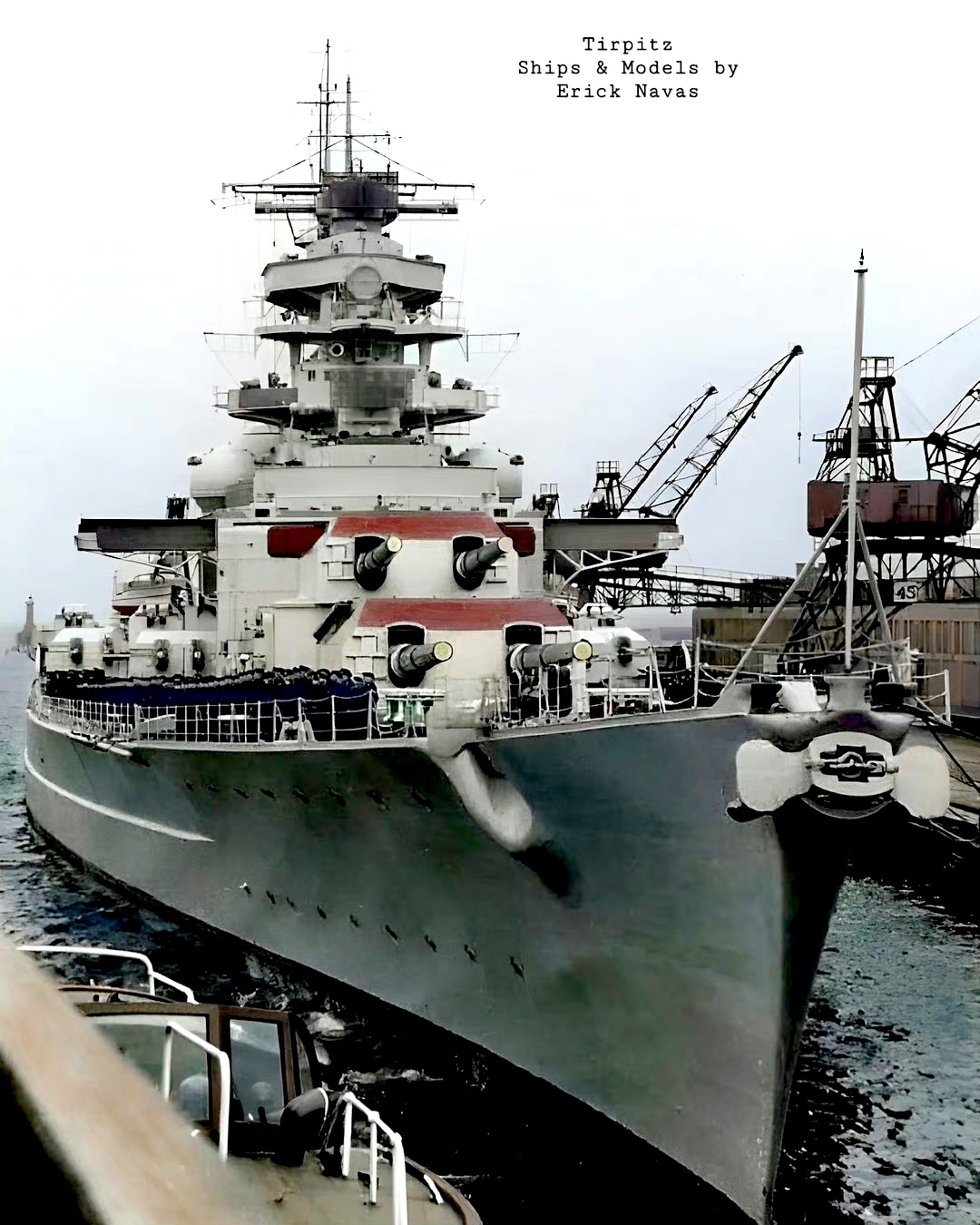 舰船欣赏:德国海军 俾斯麦级战列舰