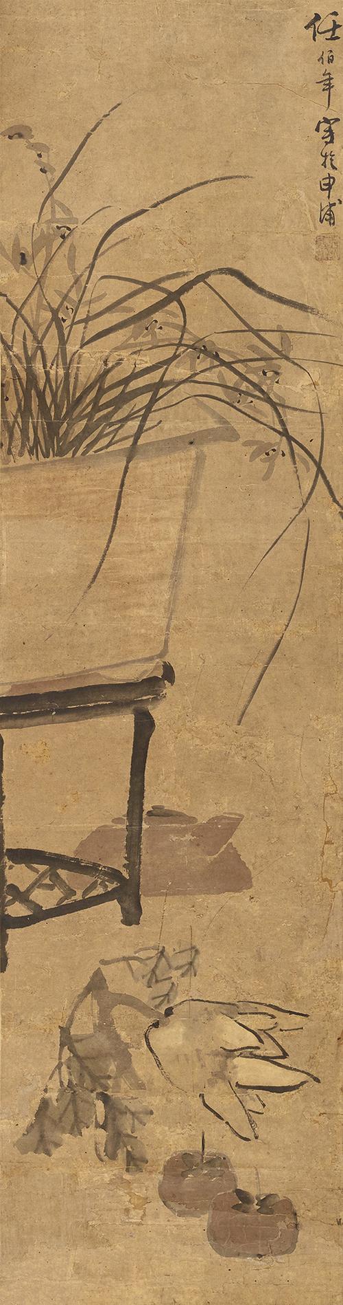 花鸟画中的名花卉——兰花【十三】近代名家任颐,蒲华经典作品欣赏