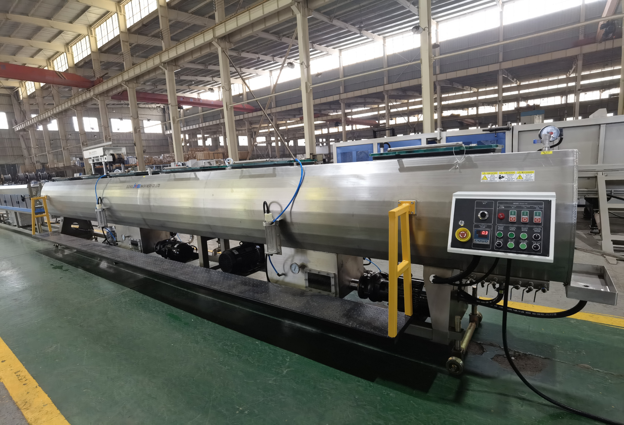 苏州金纬机械-hdpe高速管材生产线,给水管设备,mpp电力管设备