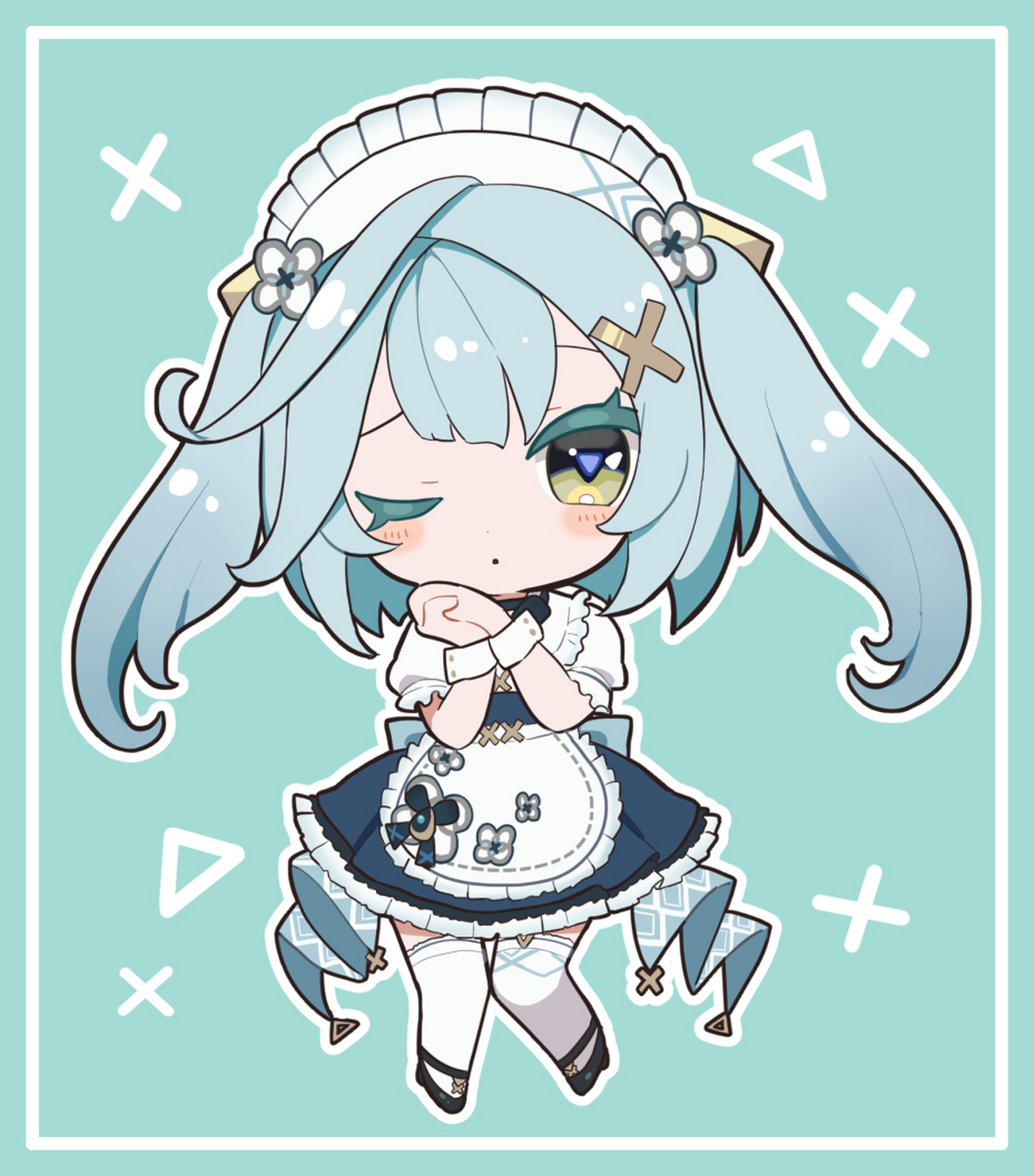 珐露珊的q版卡通图[awsl][awsl][awsl] 画师:miro#原神# #二次元