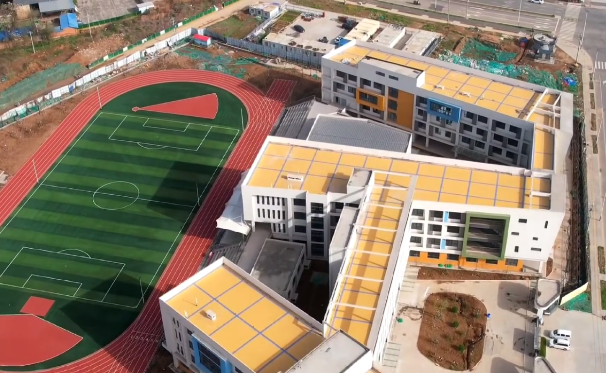 好消息!西安西安金泰东郡小学项目(灞桥小学)即将完工