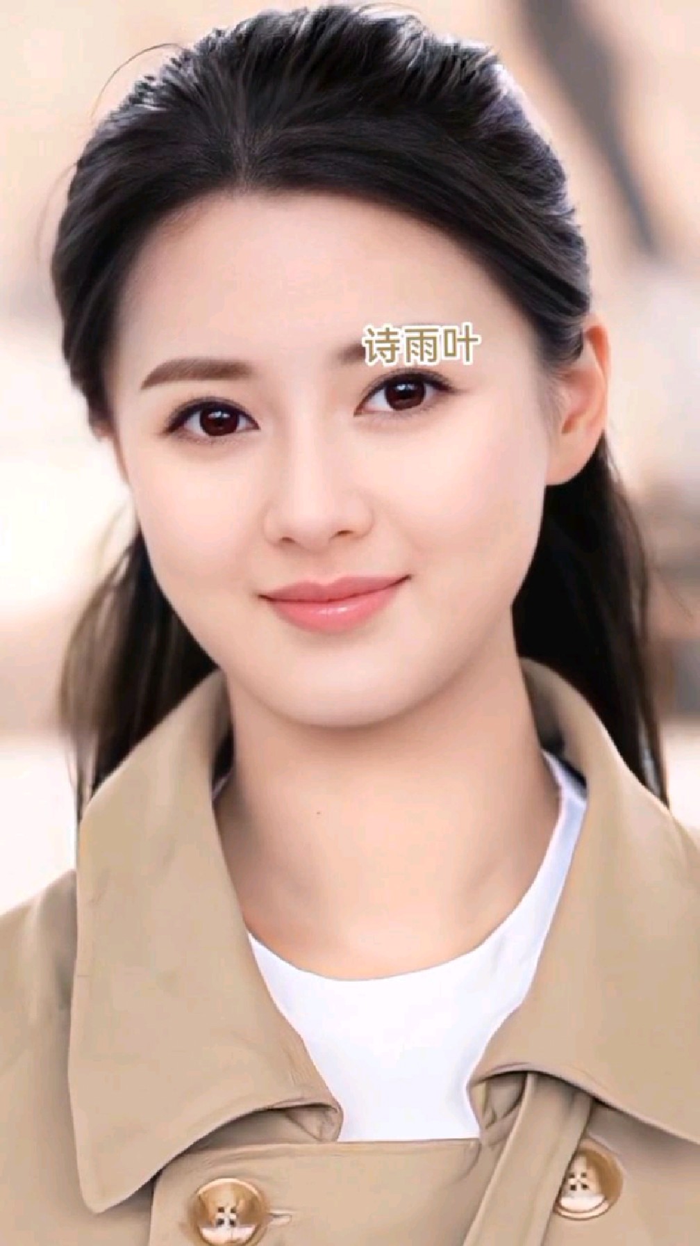 端庄大气,清秀,美丽动人!