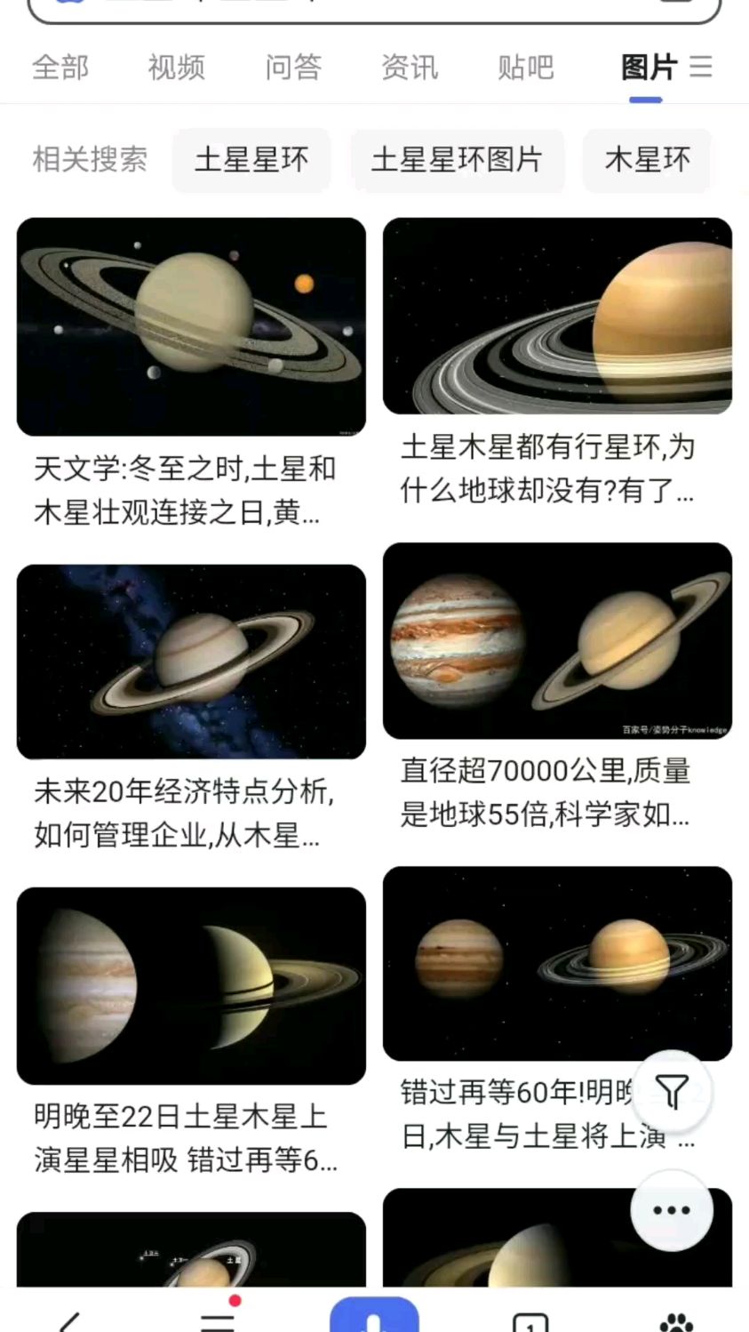 天王星星环图片