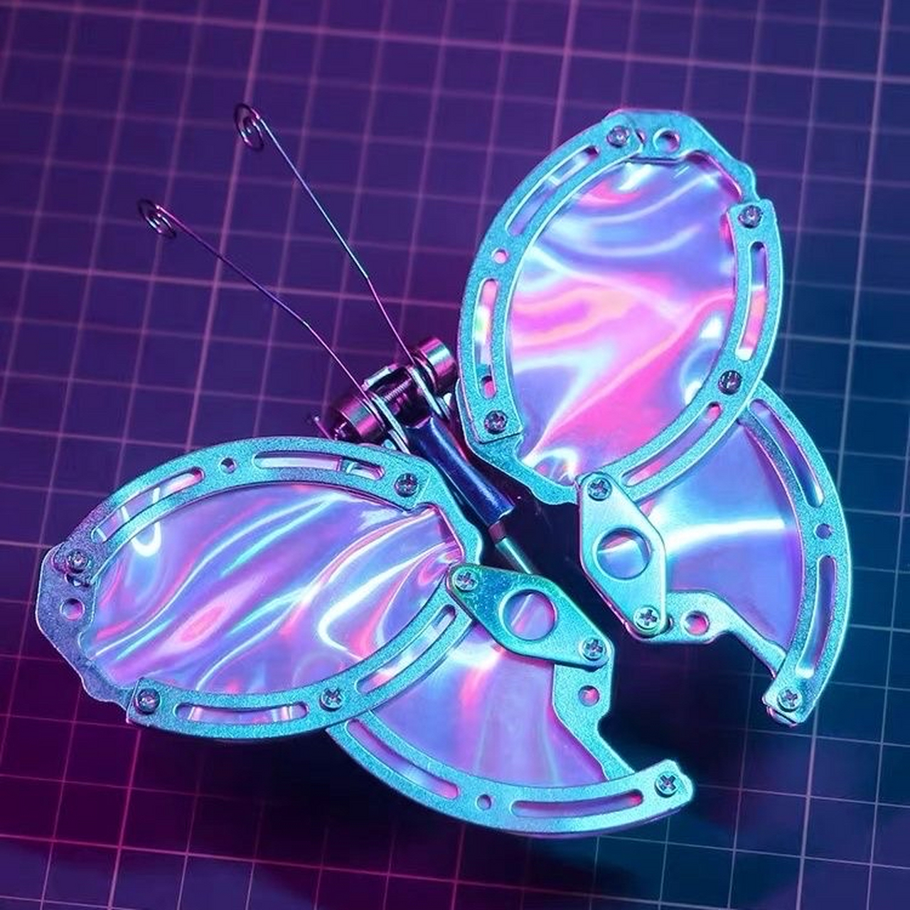 机械党混沌蝴蝶系列盲盒金属拼装模型玩具赛博朋克潮玩手办礼手工