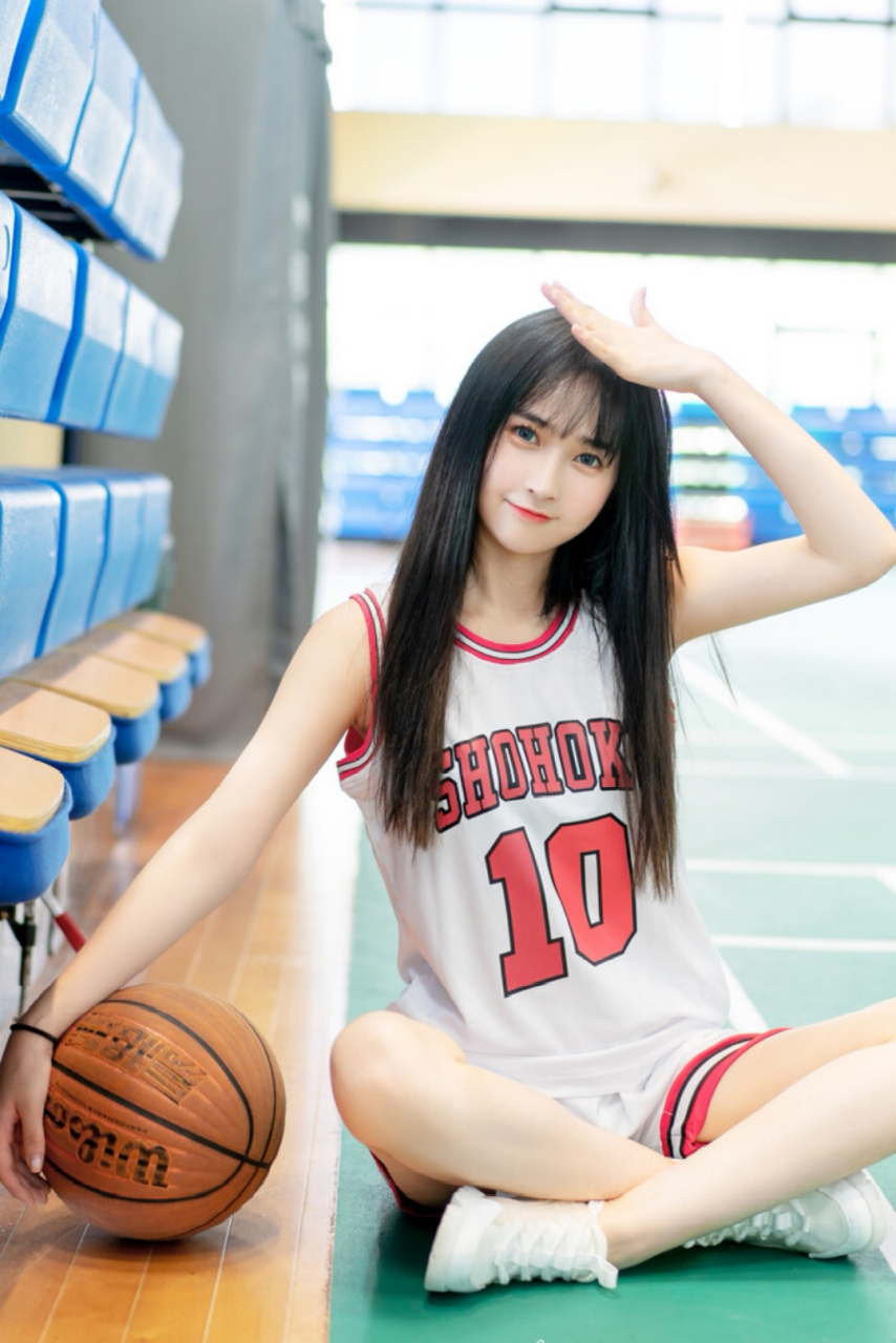 清纯养眼,篮球90少女写真
