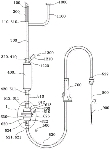 输液器结构图解和名称图片
