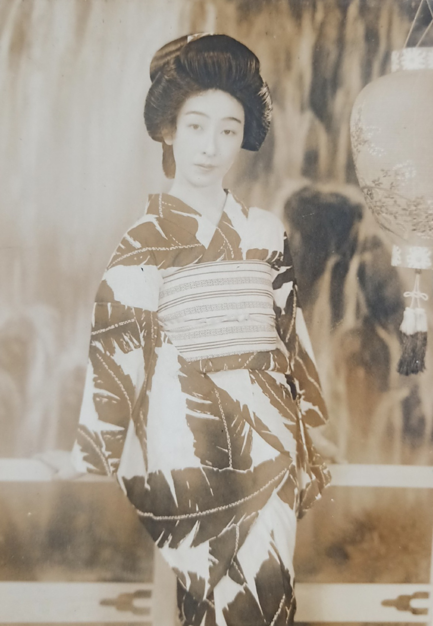 百年前老照片～日本艺伎和服照