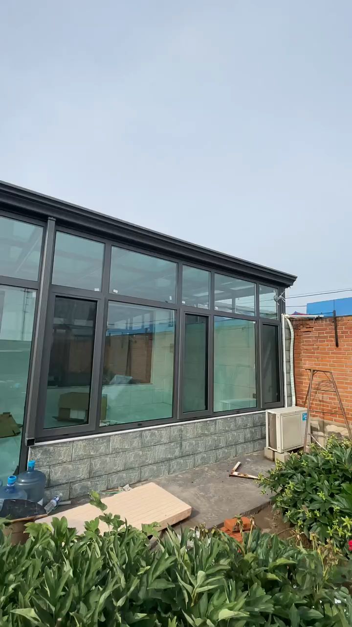 阳光房 老房子改成小院