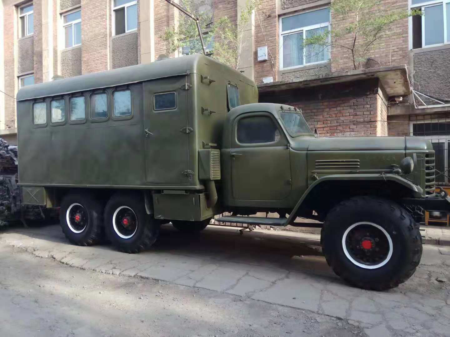 解放越野老六驱,非贯通传动轴,100来马力的解放ca30解放ca30卡车解放