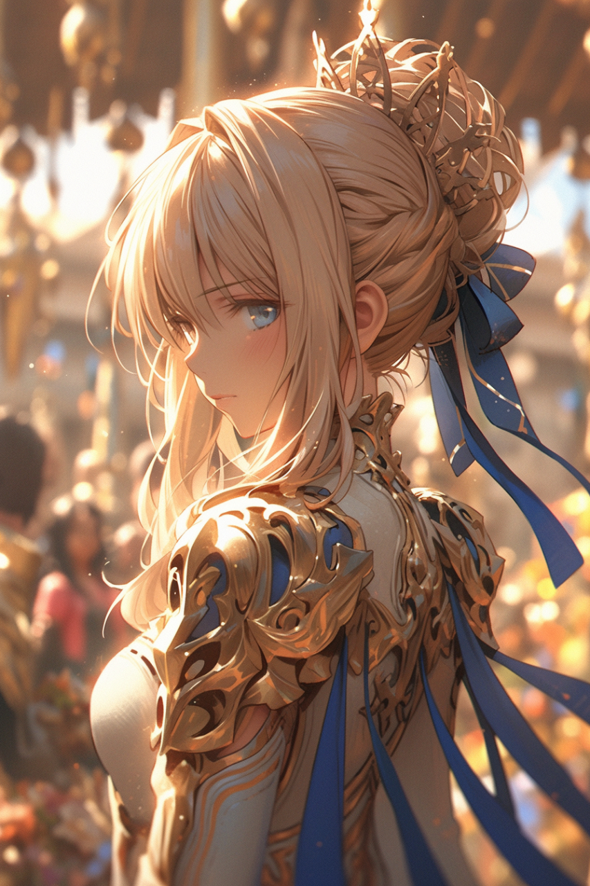 二次元美图# #ai绘画# #fate# 吾王美如画