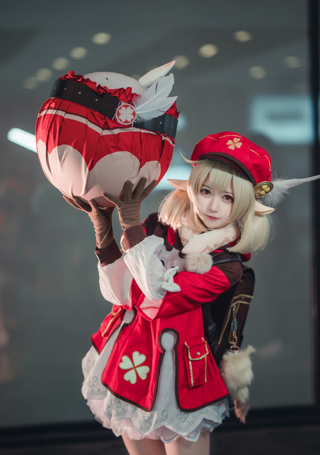 超萌的《原神》可莉cos,想把她抱怀里举高高