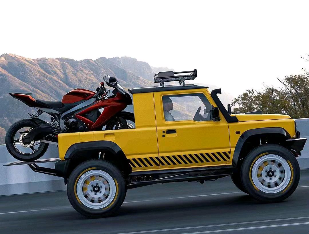 铃木吉姆尼"皮卡"即将登场,竞争力十足,新外观个性又霸气