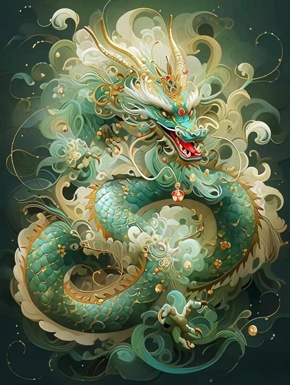 青龙,又称苍龙,孟章,是中国古代神话传说中的形象,为"天之四灵"只一