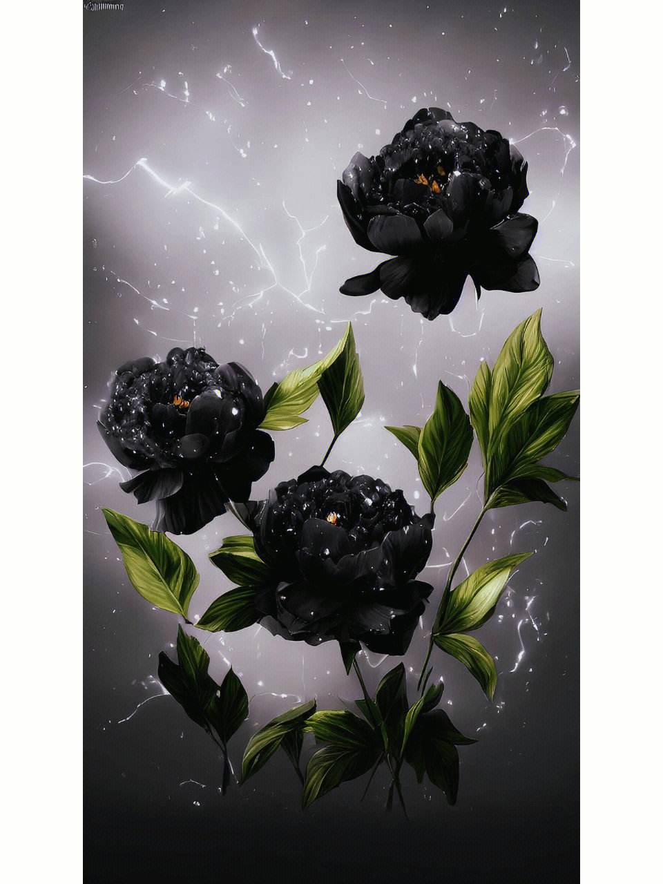 分享图片:神秘诱惑的洛阳黑牡丹