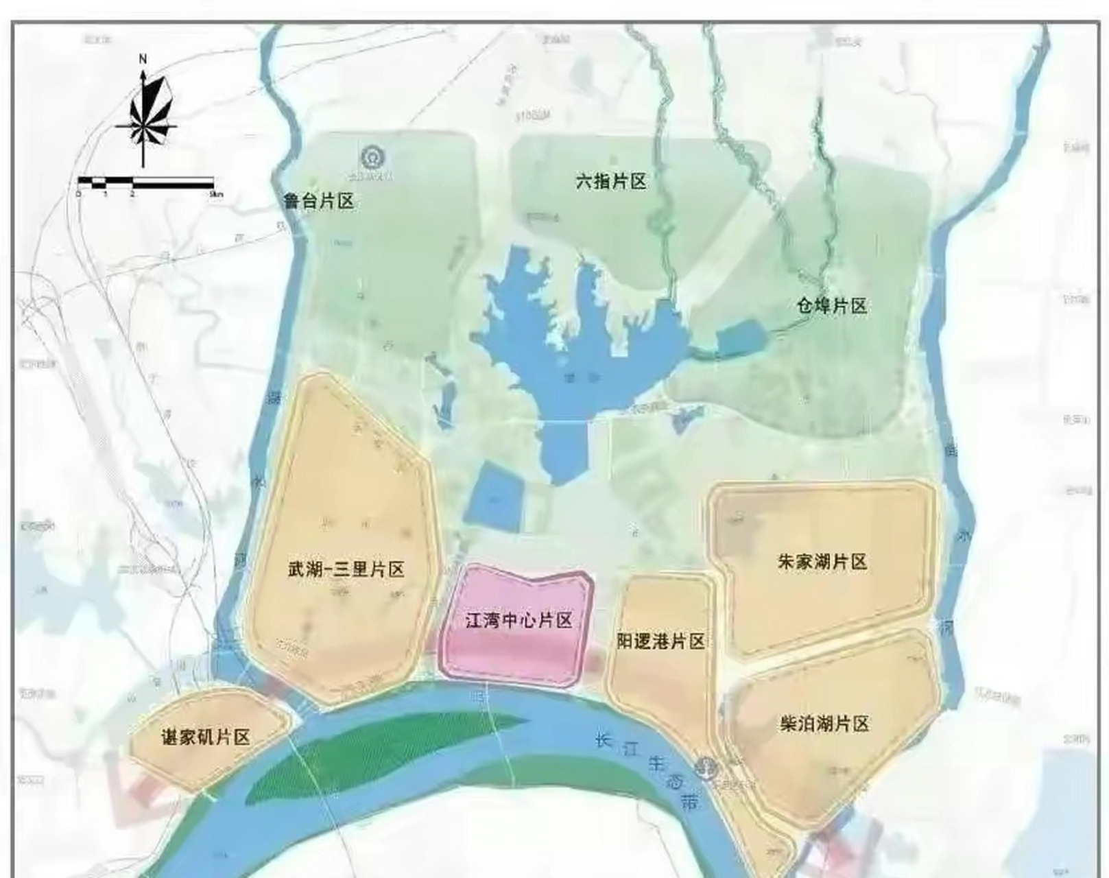 阳逻社区划分地图图片