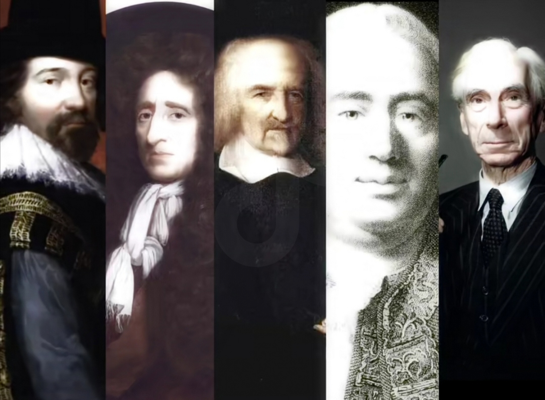 来自英国哲学家哲学家的压迫感: 培根,洛克,霍布斯,休谟,罗素