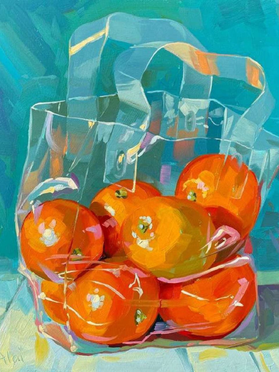 alai ganuza 西班牙当代画家,她主要用油画颜料进行创作,创作内容以