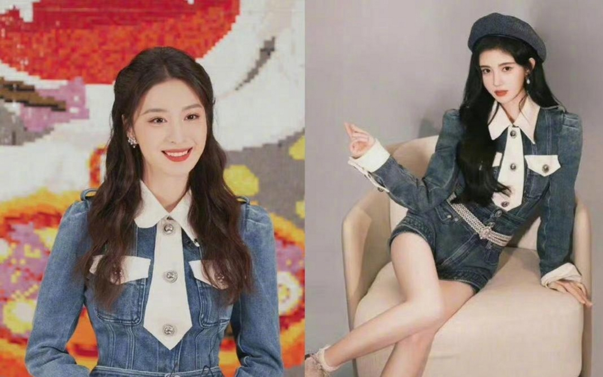 万万没想到,和王楚然撞衫,赢得居然是鞠婧祎,而且真的赢很多