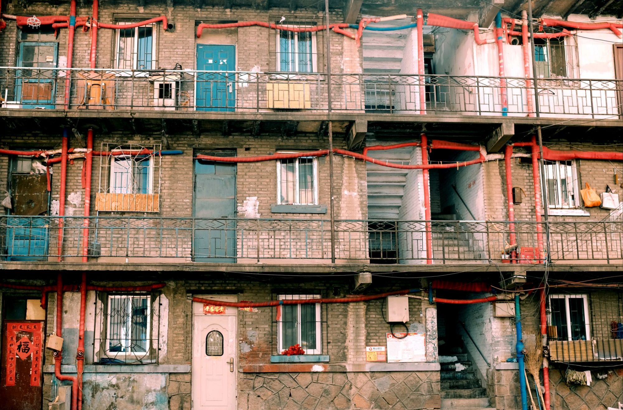 鞍山的老旧住宅