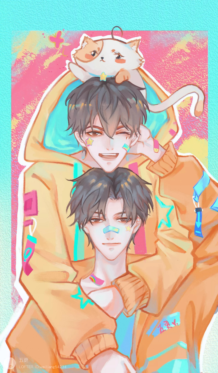 夏天味道,江添盛望. #某某#  #原耽#  画师:五更