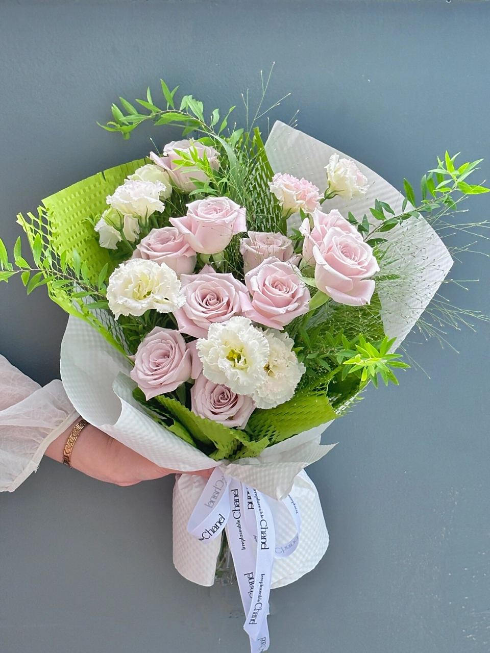 清新自然的曼塔玫瑰花束 超适合送给小仙女的花 一整个爱住了