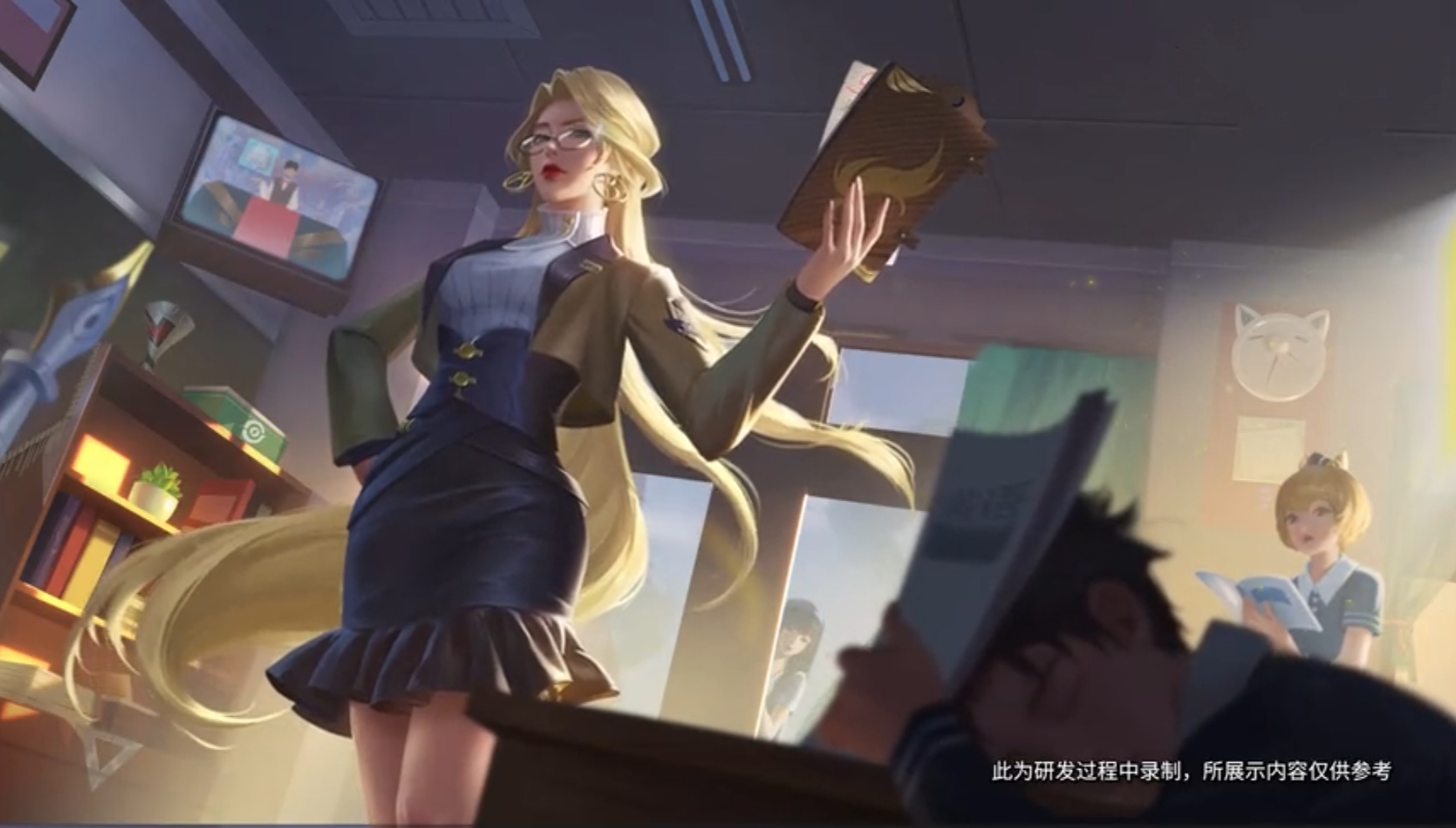 王者荣耀:雅典娜单词大作战来了,首个女教师皮肤,冰冠不香了