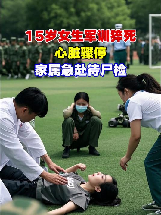 15岁女生军训猝死,心脏骤停,家属急赴待尸检